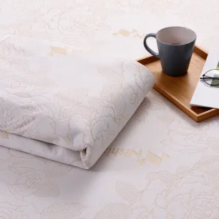 【織眠家族】針織緹花床包式防水保潔墊(單人)
