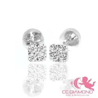 【CC Diamond】日本進口*天然鑽石耳環*(日本進口)