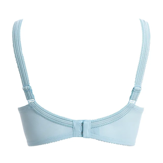 【Triumph 黛安芬】水感動系列V型集中 D罩杯內衣(霜藍灰)