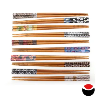【日本石田Ishida】日本製日式和風尖頭天然木筷10雙(盒裝)