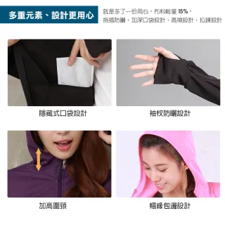 【MI MI LEO】台灣製抗UV連帽吸排外套(#台灣製#防曬抗UV#MIT)