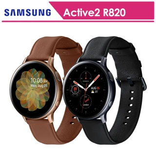 【SAMSUNG 三星】Galaxy Watch Active2 鋼44mm智慧手錶手錶 SM-R820(送玻璃保貼等)