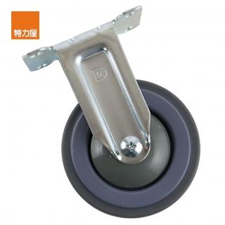 【特力屋】4吋耐重PPR全效型固定四角輪-90kg