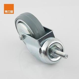 【特力屋】3吋鐵芯PPR全效型活動四角輪3/8牙-68kg