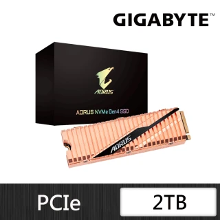【GIGABYTE 技嘉】AORUS NVMe Gen4 SSD 2TB M.2 2280 讀:5000M 寫:4400M(GP-ASM2NE6200TTTD SSD)