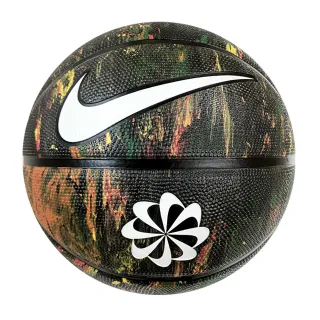 【NIKE 耐吉】Nike Revival Dominate 8P 籃球 7號 掌控 環保 室外 潑墨 黑(N100247797307)
