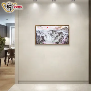 【財神小舖】紫氣東來-開運風水畫(帶畫框)