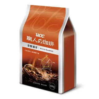 【UCC-週期購】香醇濃厚咖啡豆2包組(908g/包)