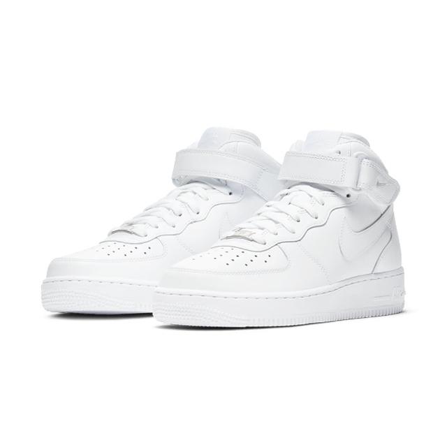 【NIKE 耐吉】WMNS AIR FORCE 1 07 MID 女 休閒鞋 白(DD9625100)