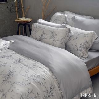 【La Belle】《悠靜拾光》天絲防蹣抗菌吸濕排汗兩用被床包組(加大) 涼被/冷氣毯