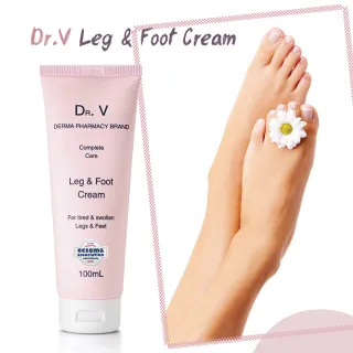 【澳洲Dr. V】專業級配方-護腿與腳乳霜(6入組 100ml/支)