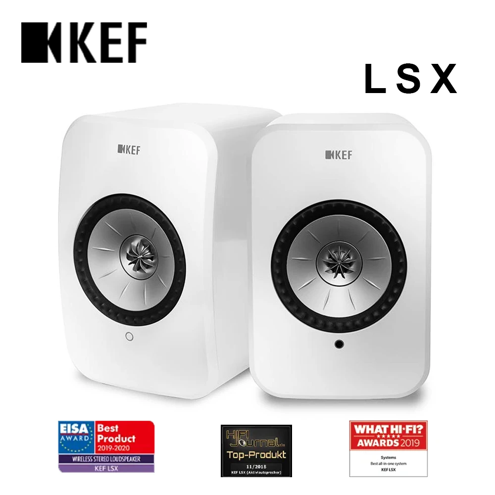 【KEF】英國 KEF LSX 白色 WIFI 主動式無線喇叭 支援AirPlay HIFI 公司貨(LSX)