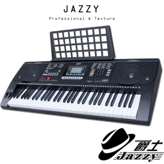 【JAZZY-669】61鍵半配置力道手感電子琴 力度輕重音、麥克風彈唱(力度感應、電鋼琴標準鍵、模擬重鎚手感)