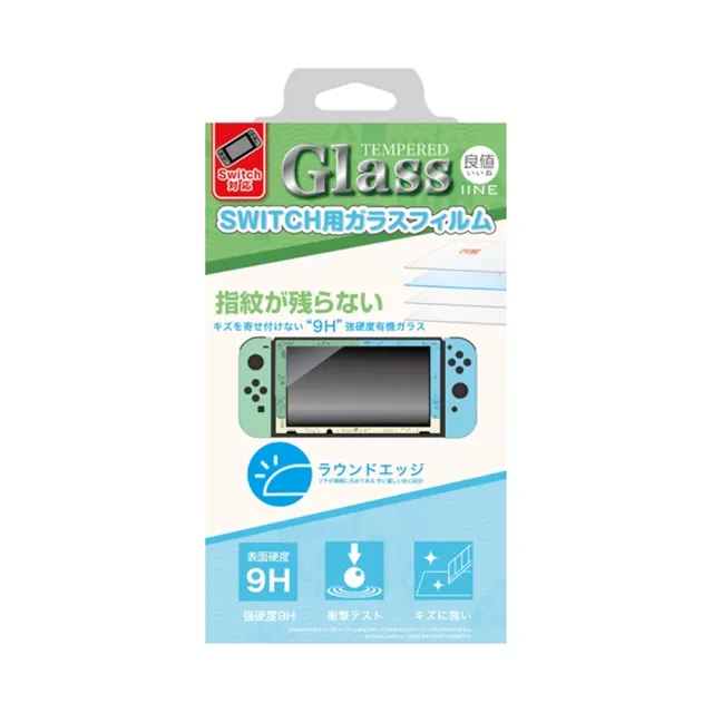 【Nintendo 任天堂】Switch 副廠 良值 9H鋼化玻璃保護貼(動森主題 L323)