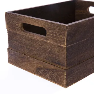 【特力屋】可堆疊桐木箱-小27x19x13.5公分