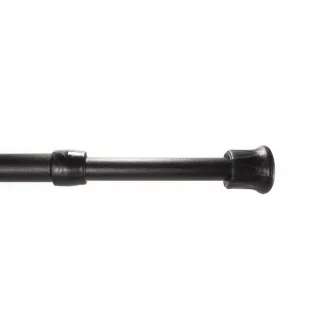 【特力屋】 鐵製伸縮門簾桿 霧黑色 108-190cm