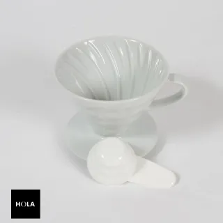【HOLA】HARIO V60白色02磁石濾杯