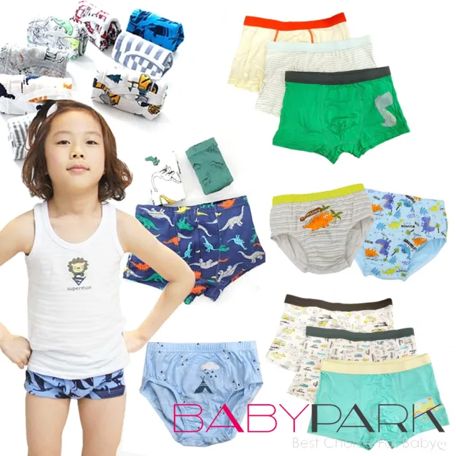 【BabyPark】韓國純棉兒童內褲