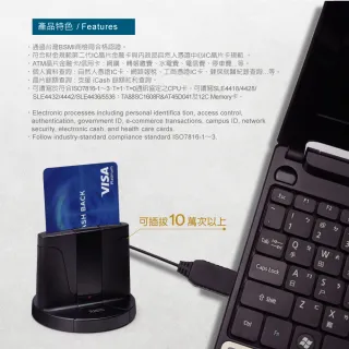 【RASTO】直立式ATM晶片讀卡機
