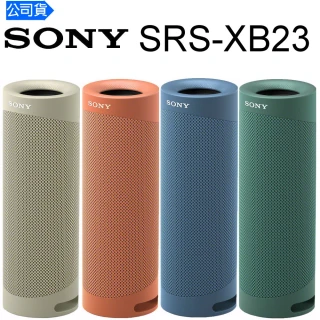 【SONY 索尼】SRS-XB23 可攜式重低音無線藍牙喇叭(台灣公司貨)