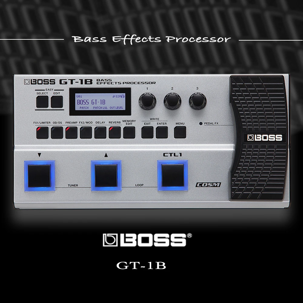 【ROLAND 樂蘭】boss GT-1B/貝斯綜合效果器/原廠公司保固貨(BOSS-GT-1B)