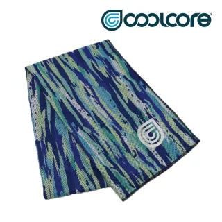 【COOLCORE】CHILL SPORT 涼感運動巾 海洋藍 BRUSH OCEAN(涼感運動毛巾、降溫、運動、運動巾)