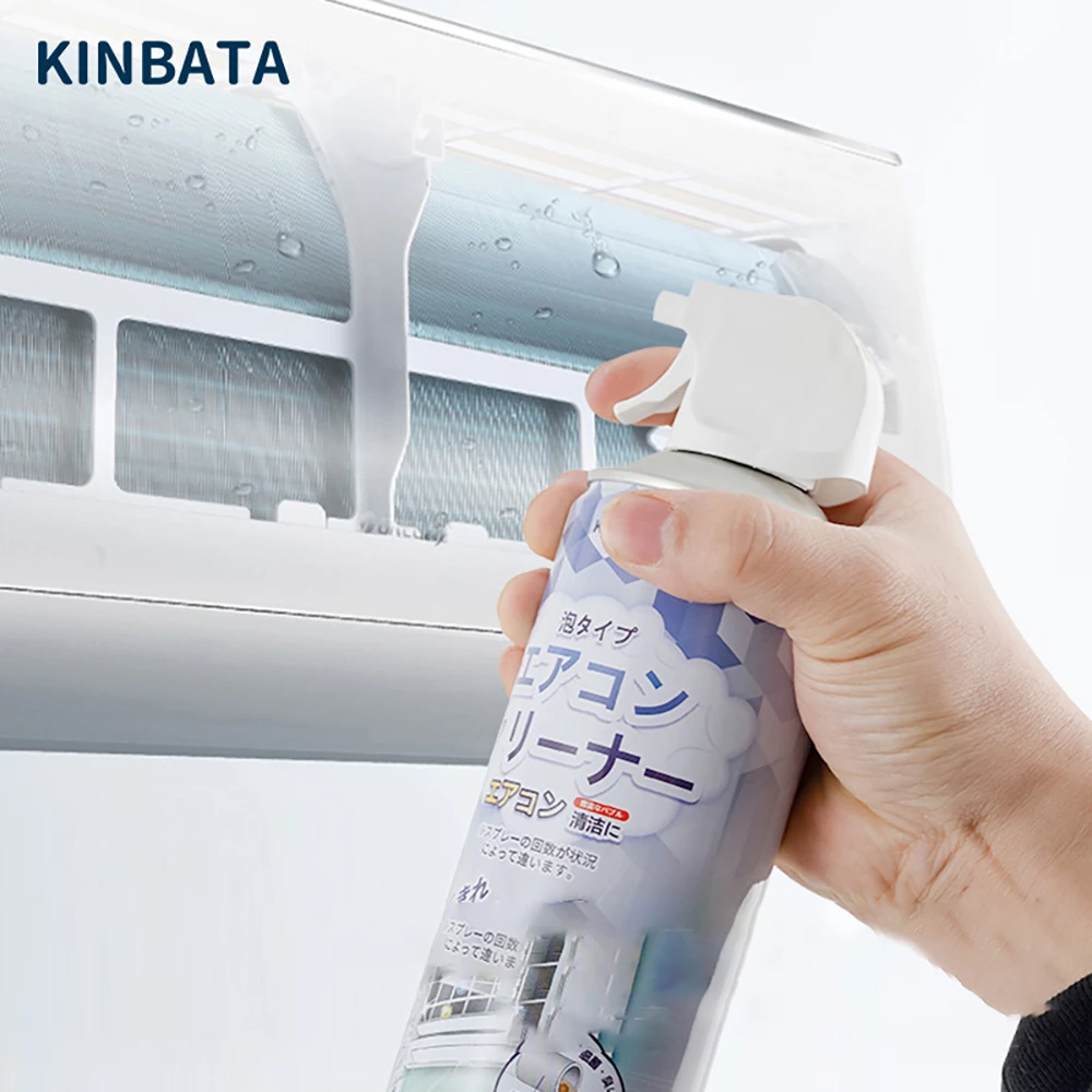 【杏屋家居】日本KINBATA冷氣空調清潔劑(分離式／窗型／室外機／空調扇皆可使用)