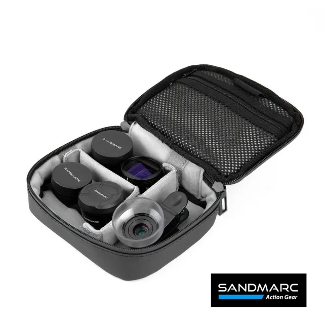 【SANDMARC】【SANDMARC】手機鏡頭鏡頭夾攝影配件收納袋/