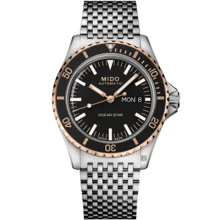 【MIDO 美度】官方授權 Ocean Star 海洋之星 75周年 200米潛水機械錶(M0268302105100)