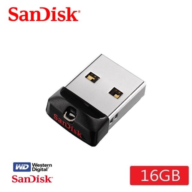 【SanDisk 晟碟】[高CP值] 16G Cruzer Fit USB 隨身碟 原廠平輸(原廠5年保固 輕巧隨身碟)
