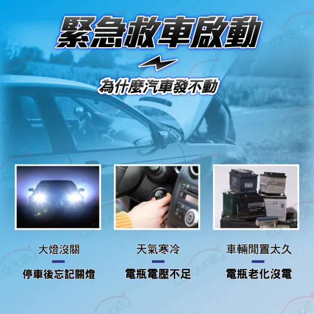 【電力坦克】MP309V-M1 鋰電版 照明功能 汽車救援電池 緊急啟動電源 12V 柴、汽車啟動 藍色(車麗屋)