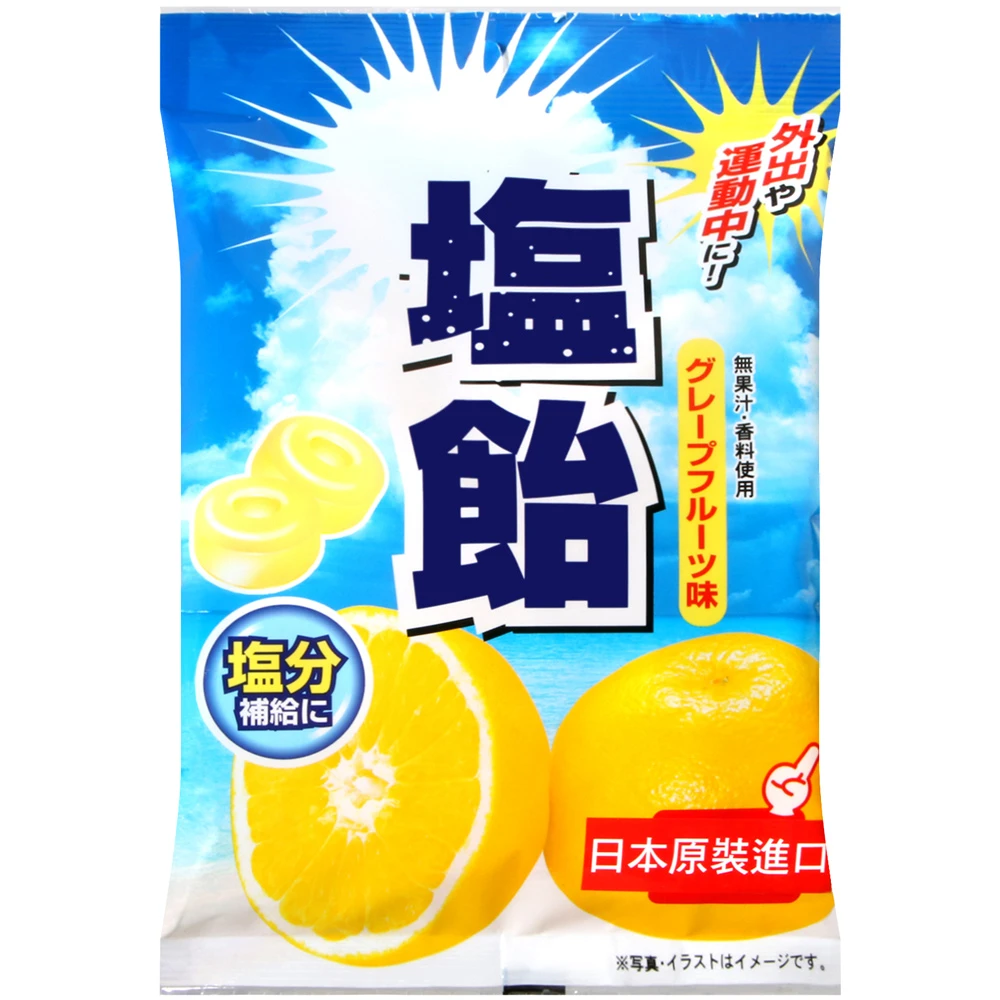 【秋山製果】葡萄柚風味鹽糖(100g)