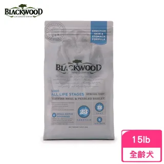 【BLACKWOOD 柏萊富】功能性全齡滋補養生配方（鯰魚+珍珠麥）15磅/6.8kg