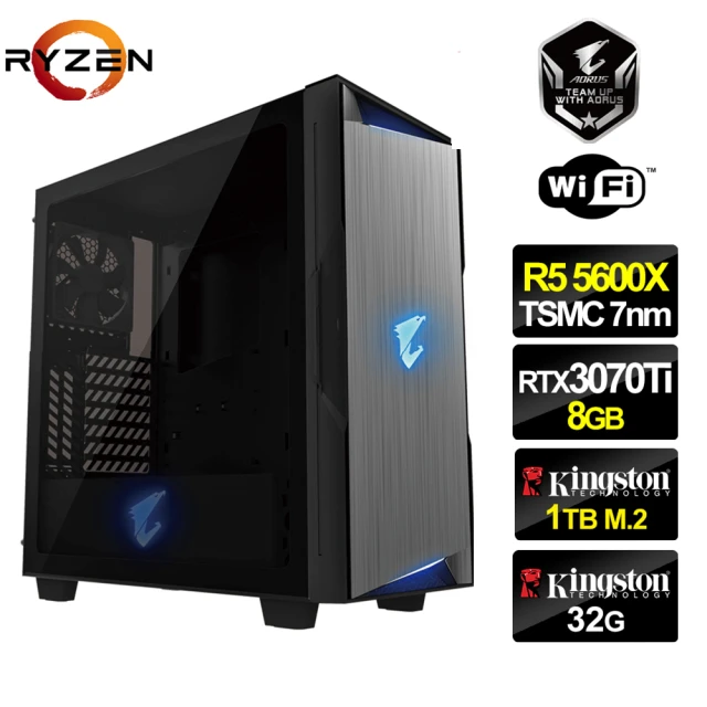 技嘉平台 R5六核 獅鷲神將 Rtx3070ti獨顯電玩機 R5 5600x 32g 1tb Ssd Rtx3070ti 8g Momo購物網