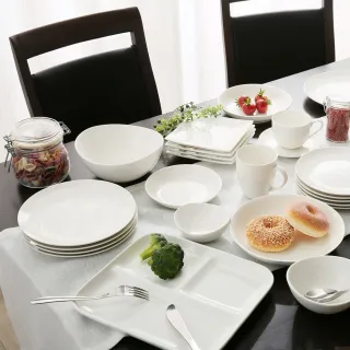 【NITORI 宜得利家居】白色瓷器 深圓盤 15cm A1579 白色系餐具(深圓盤)