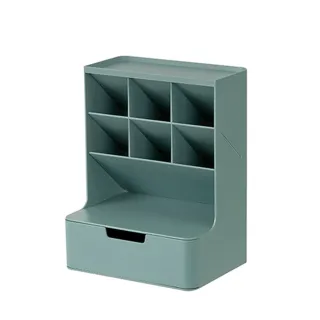 【SYSMAX】蜂巢式桌面抽屜收納置物架-鈷綠(桌面整理/辦公收納/抽屜收納盒/儲物櫃/收納盒)
