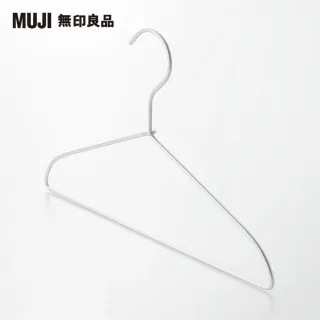 【MUJI無印良品】鋁製洗滌用衣架/3支組/約寬33cm(10入組)
