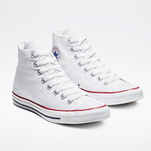 【CONVERSE】休閒鞋 男鞋 女鞋 帆布鞋 運動 高筒 ALL STAR HI OPTICAL WHITE 白 M7650C