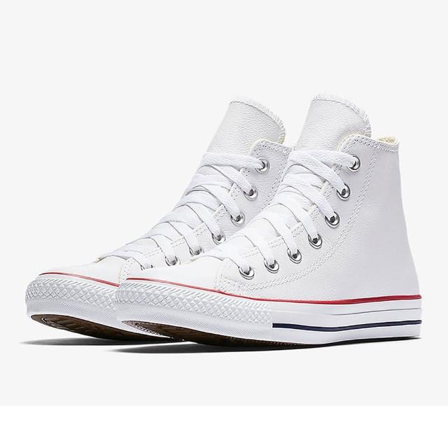 【CONVERSE】休閒鞋 男鞋 女鞋 帆布鞋 運動 高筒 皮革 CT HI WHITE 白 132169C