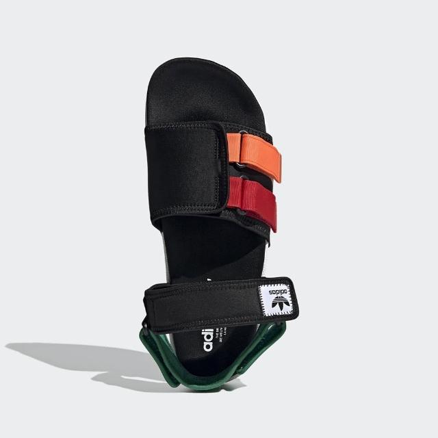 【adidas 愛迪達】涼鞋 男鞋 女款 運動 三葉草 ADILETTE SANDAL 4.0 黑 GZ8827