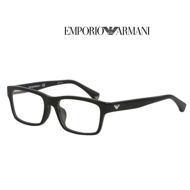 【EMPORIO ARMANI】亞曼尼 亞洲版光學眼鏡 舒適彈簧鏡臂設計 EA3050F 5017 黑 公司貨