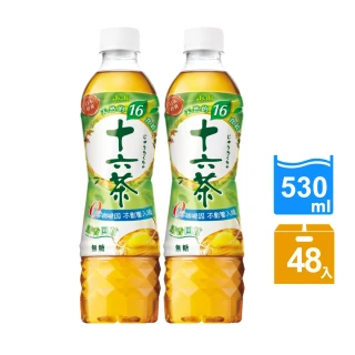 【ASAHI朝日】十六茶 零咖啡因複方茶530ml-24入x2箱組