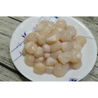 【低溫快配-極鮮配】鮮甜珍珠干貝(1000g±10%/包 包冰率40%-凍)