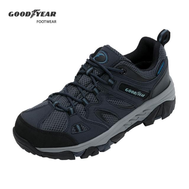 【GOODYEAR 固特異】M2-登山健行鞋/男 戶外郊山 防水 耐磨 深藍(森林之王GAMO03506)