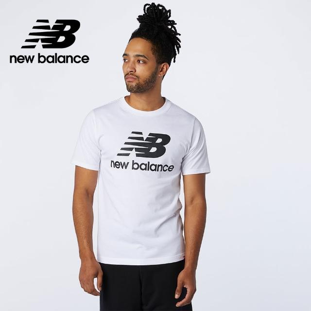 【NEW BALANCE】NB 短袖上衣_男款_白色_AMT01575WT(亞版 版型正常)