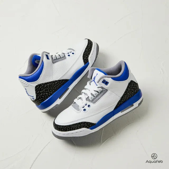 鞋Air Jordan 3 GS Racer Blue 