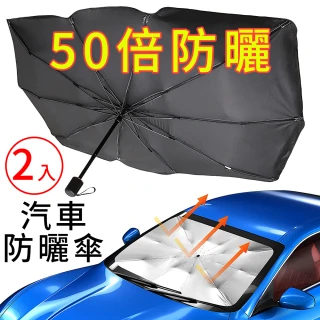 傘爵 50倍防曬 汽車遮陽傘 UPF50+降溫前擋遮陽板 加粗十骨抗UV車用遮光傘 防曬隔熱板遮陽簾