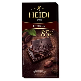 【即期品】瑞士赫蒂 85%黑巧克力 80g(賞味期限:2022/10/25)