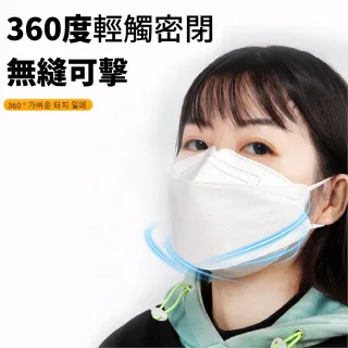 【即期品-雄達】韓版KF94成人四層防護立體口罩(獨立包裝 10入/盒 乾淨 衛生)