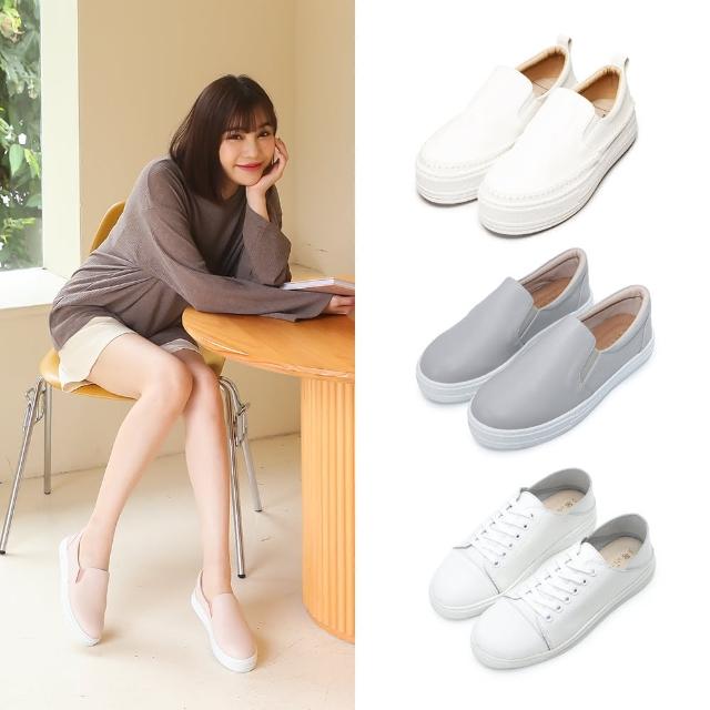 【FUFA Shoes 富發牌】人氣推薦女鞋-懶人鞋/老爹鞋/休閒鞋/莫卡辛（5款任選）